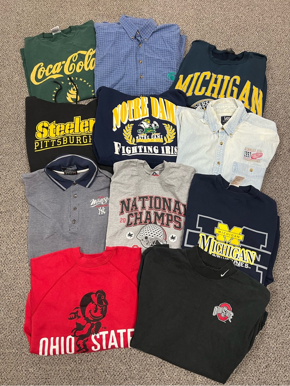 11 pc Vintage Sports Lot - Large